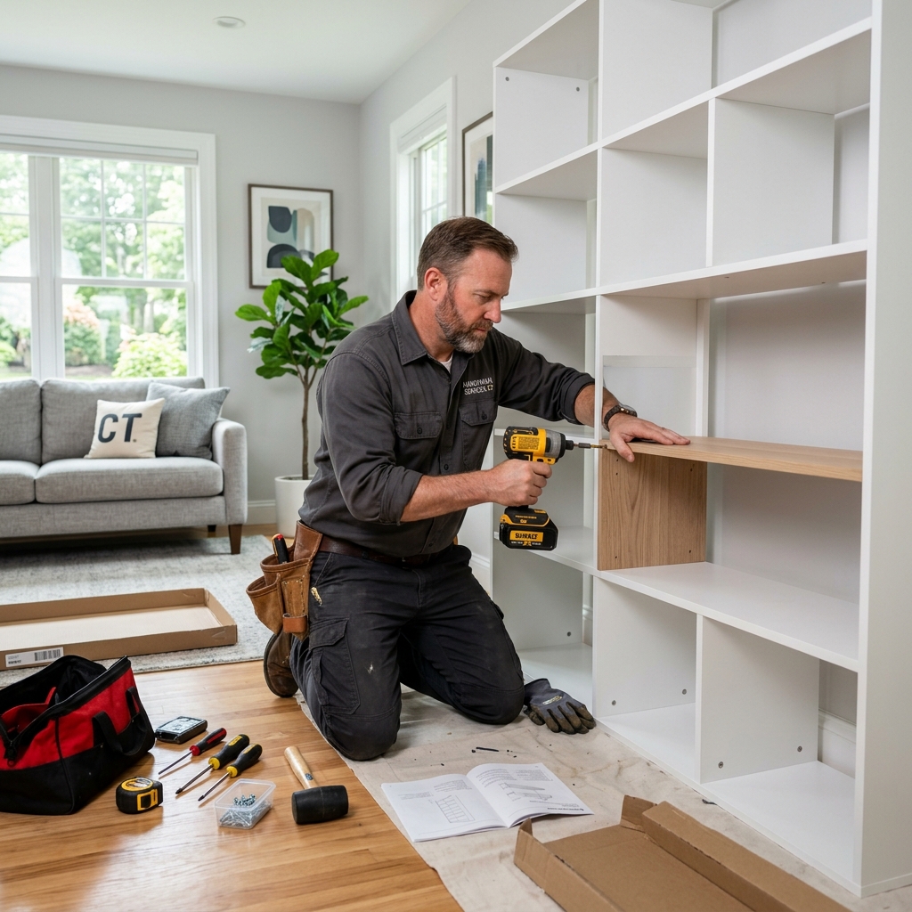 Furniture Assembly & Mounting services in Connecticut by Sherman Handyman Services