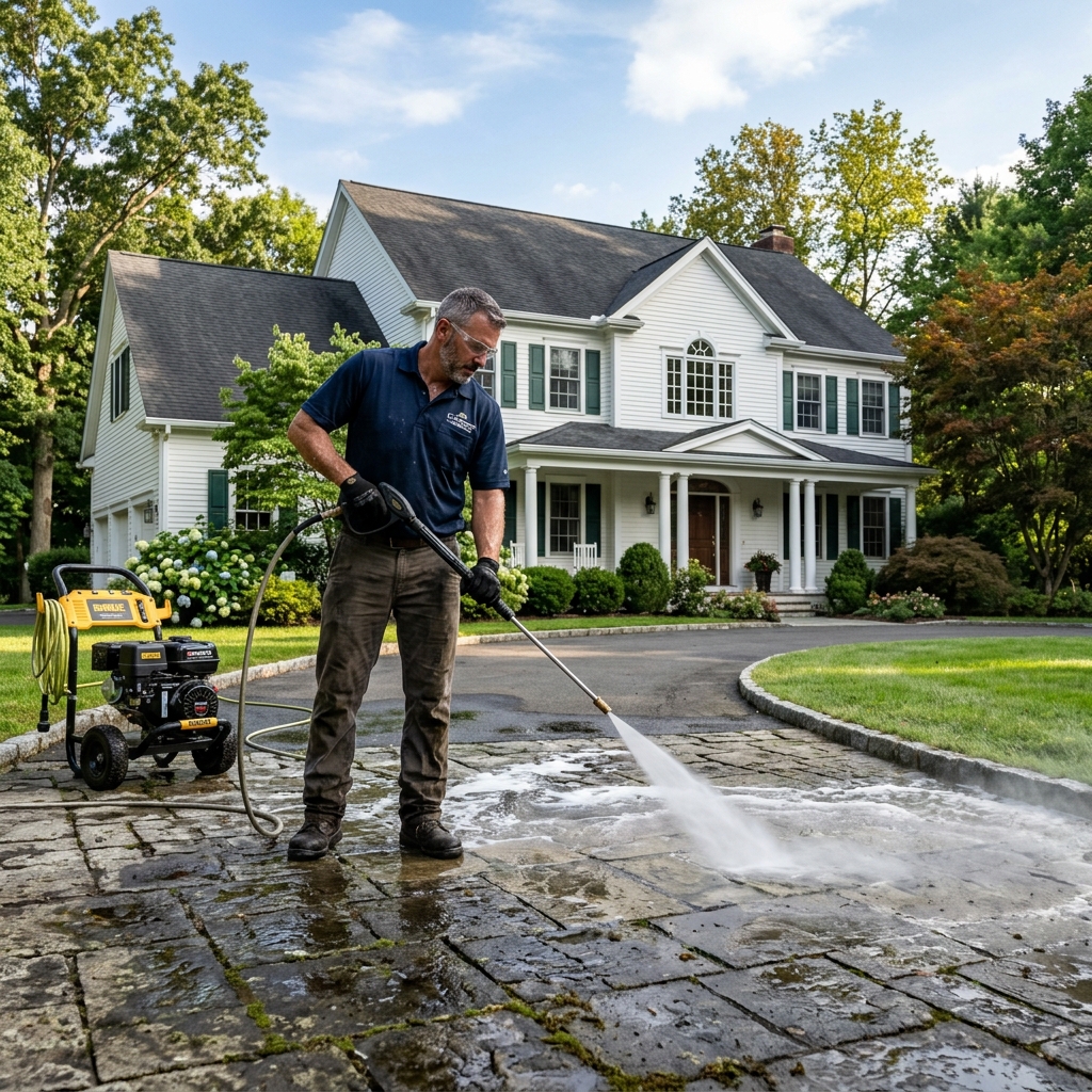 Pressure Washing services in Connecticut by Sherman Handyman Services