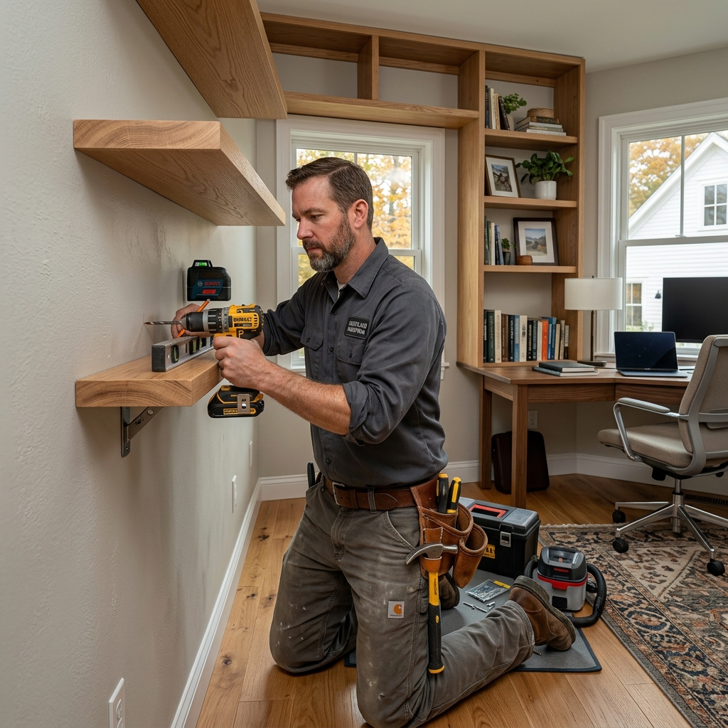 Shelving Installation services in Connecticut by Sherman Handyman Services